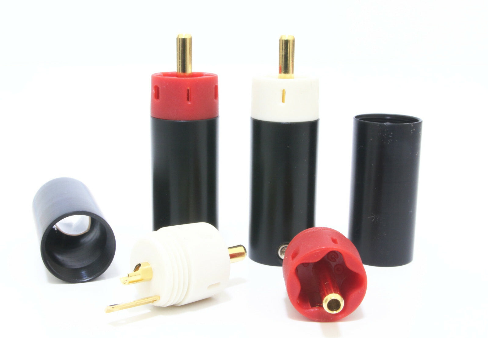 Star Line Gold Plated Tellurium Copper RCA Plug connector 4pcs (Not copies)1