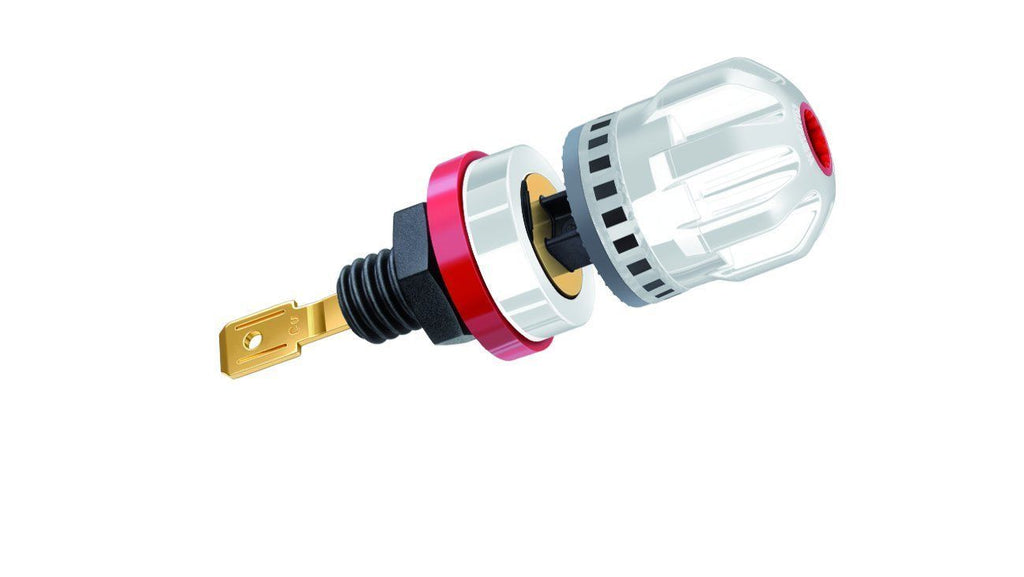 4pcs* WBT 0703cu White color Nextgen binding post/ pole terminal0