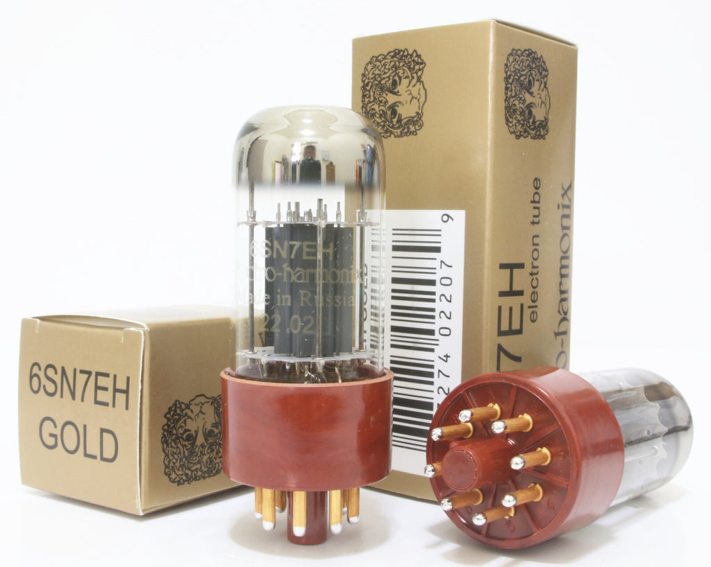 (Sweet Sound Edition) New Matched QUAD 4pcs EH GOLD 6sn7 GTB Tubes1