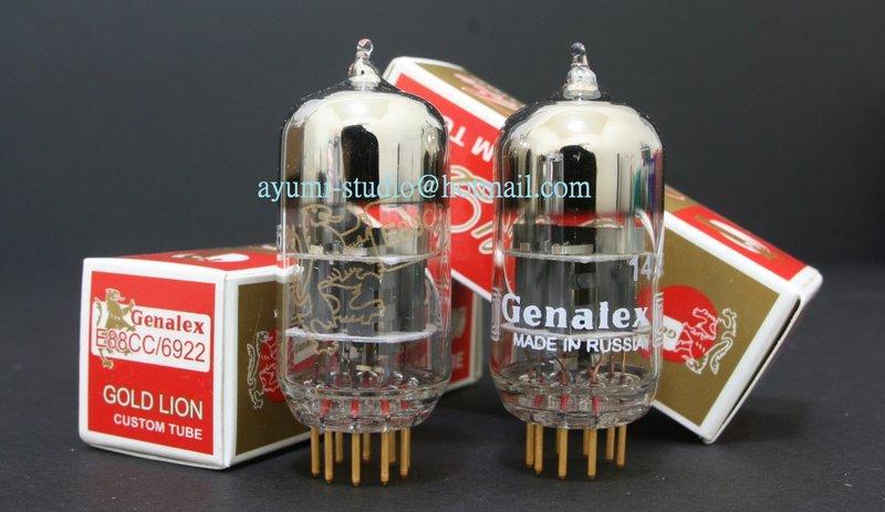 Match 1 pair NEW Genalex Gold Lion E88CC Tubes ECC88 6922 6DJ8 Cryo treatment1