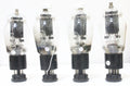 Sweet Edition NOS Match Quad Mazda 6P28 Black plated dish getter tube 6V6 6V6G0