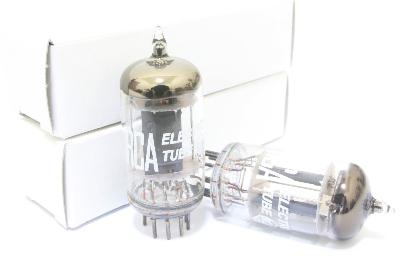 NOS Match 1 pair RCA 3 mica gray plate 12AV7 5965 E180CC tube1