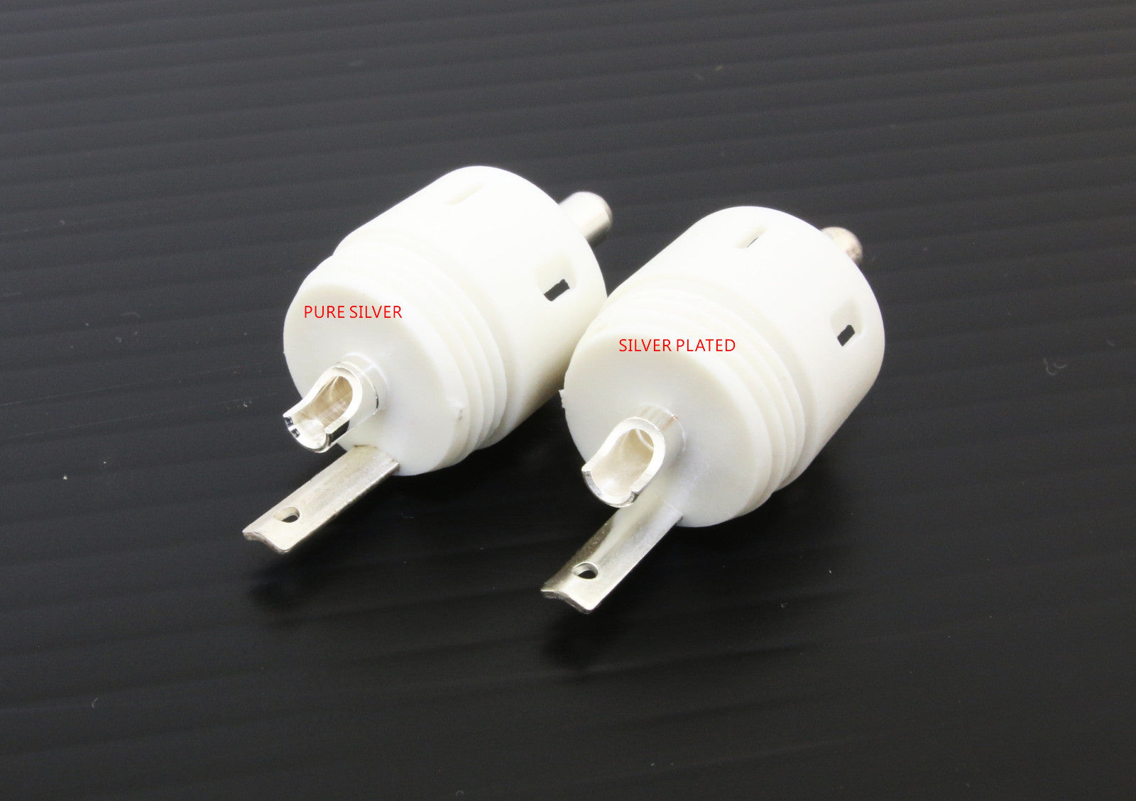 "4N pure Silver" Star Line ~ RCA Plugs connectors 2pcs3