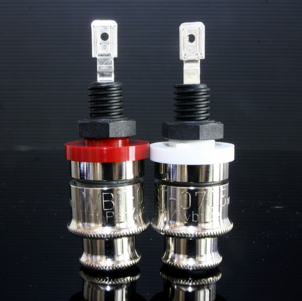 WBT 0705ag 0705 silver red white Banana amplifiers connector Binding Posts 4pcs 2