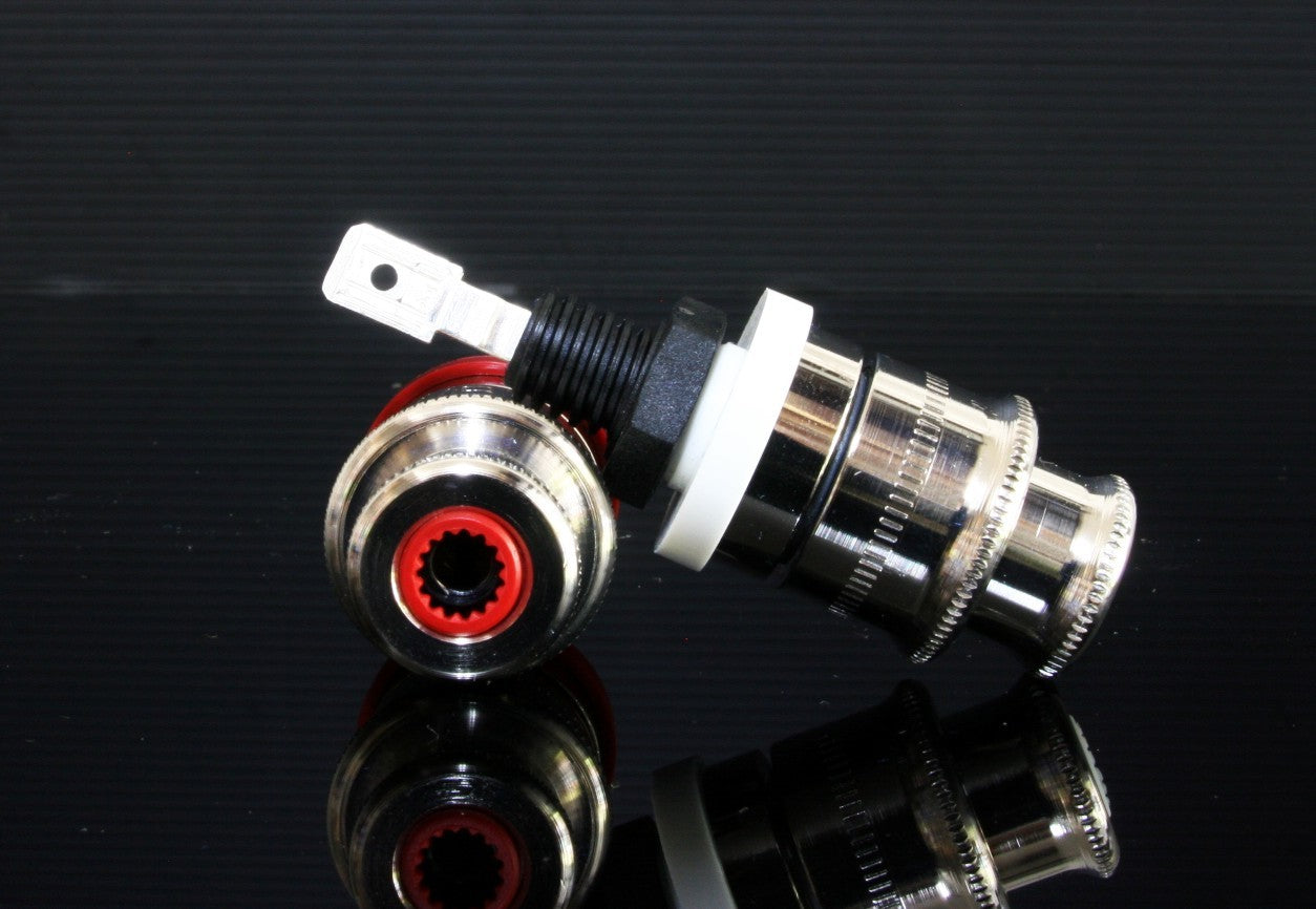 WBT 0705ag 0705 silver red white Banana amplifiers connector Binding Posts 4pcs 3